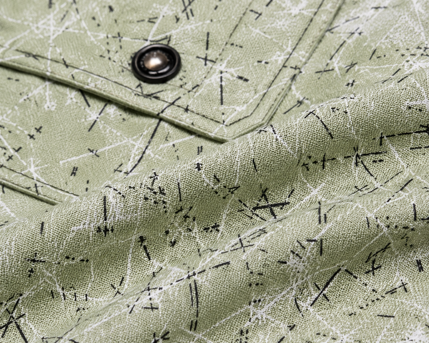 Boys Printed Gabardine Shirt with Front Buttons – 8 to 12 Years