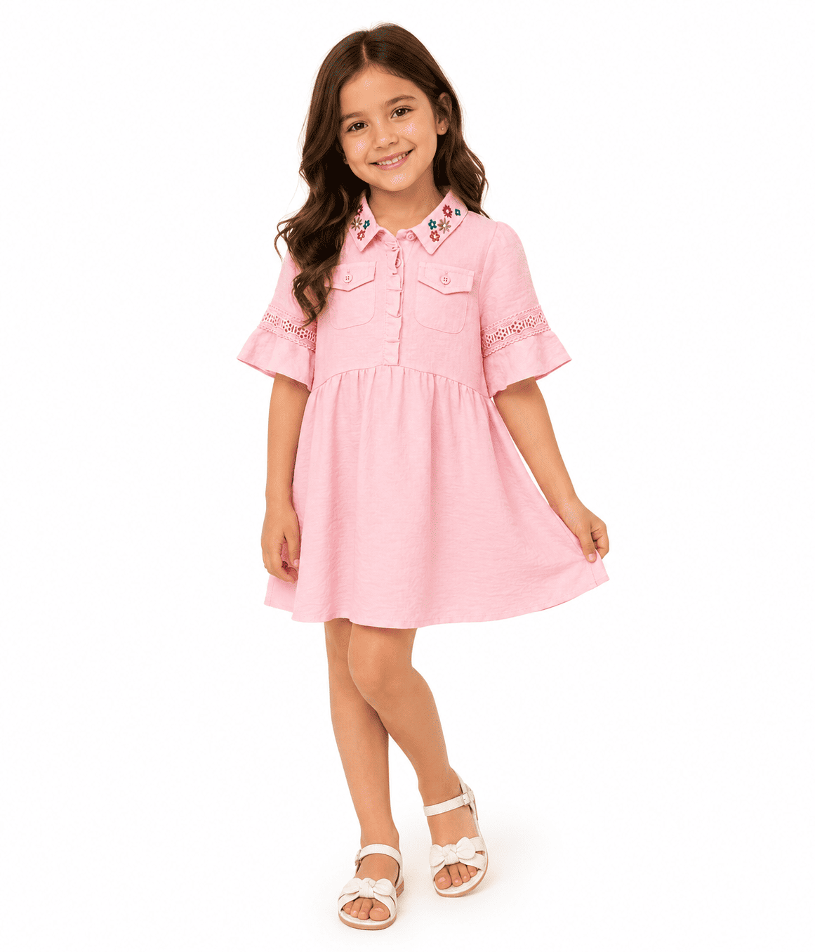 Cameron Girls' Linen Dress — Ages 3 to 7