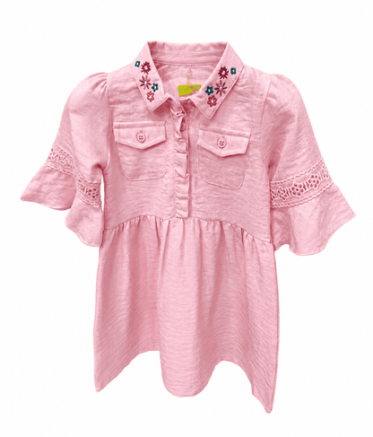 Cameron Girls' Linen Dress — Ages 3 to 7