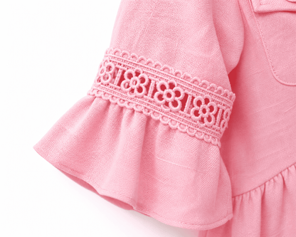Cameron Girls' Linen Dress — Ages 3 to 7