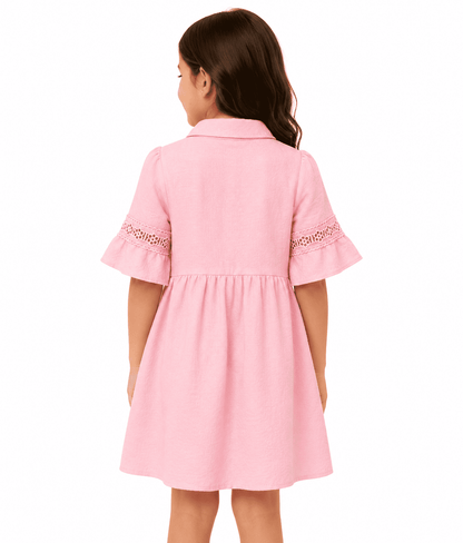 Cameron Girls' Linen Dress — Ages 3 to 7