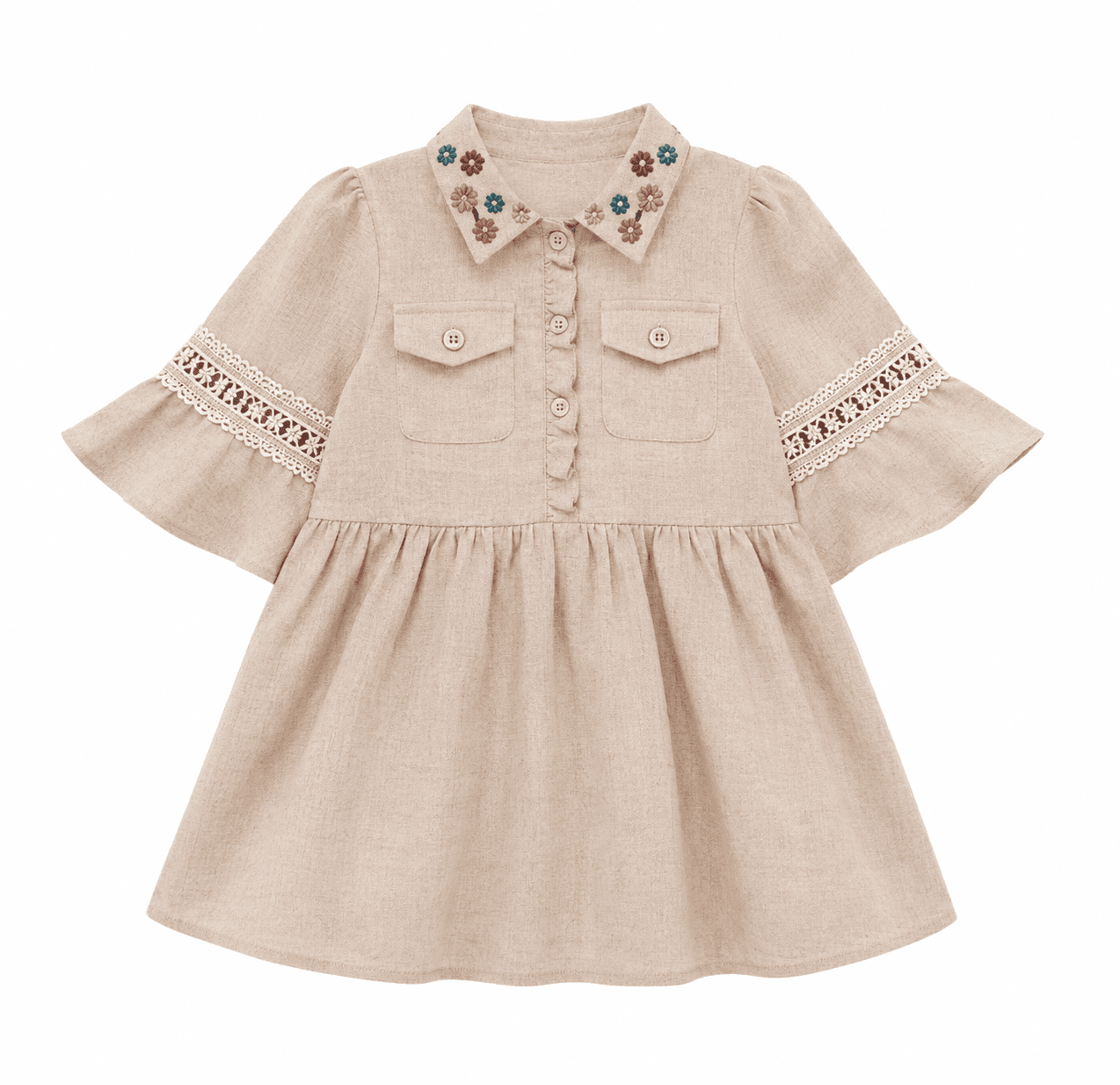Cameron Girls' Linen Dress — Ages 3 to 7