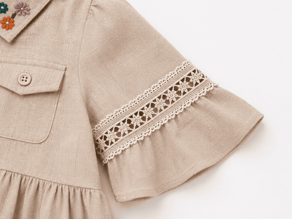 Cameron Girls' Linen Dress — Ages 3 to 7